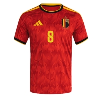 Koszulka piłkarska Belgia Youri Tielemans #8 Strój Domowy MŚ 2026 tanio Krótki Rękaw
